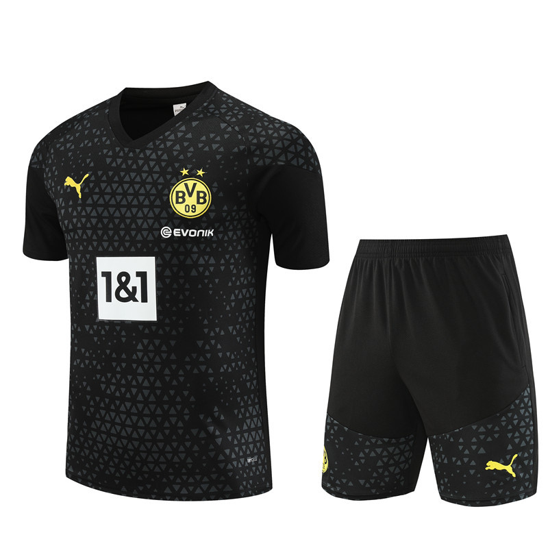 AAA Quality Dortmund 23/24 Black/White Training Kit Jerseys
